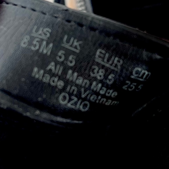 Franco Sarto Ozio Black with Cork Platform Sandals - Picture 7 of 7